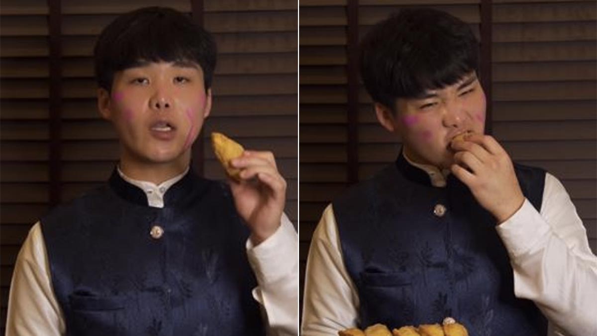 Watch: Korean Chef Makes Gujiya, Indian Foodies Are Delighted