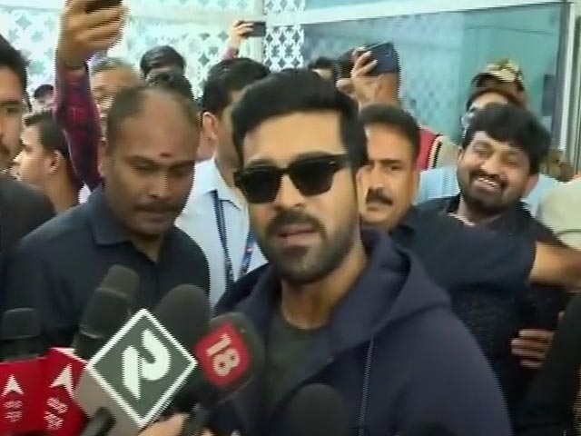 Ram Charan Returns To India After Oscars, Fans Give Him Grand Welcome
