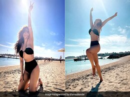 Shama Sikander Says "I'm Alive" And We Think Her Chic Swimsuit Has Everything To Do With It Shama Sikander Says "I'm Alive" And We Think Her Chic Swimsuit Has Everything To Do With It