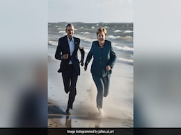 AI-Generated Images Of Barack Obama And Angela Merkel Enjoying Vacation On A Beach Amazes Internet AI-Generated Images Of Barack Obama And Angela Merkel Enjoying Vacation On A Beach Amazes Internet