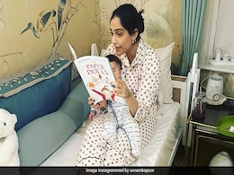 अपने लाडले बेटे वायु को स्टोरी बुक पढ़कर सुनाती नजर आईं सोनम कपूर, आनंद आहूजा ने जमकर की बीवी की तारीफ अपने लाडले बेटे वायु को स्टोरी बुक पढ़कर सुनाती नजर आईं सोनम कपूर, आनंद आहूजा ने जमकर की बीवी की तारीफ