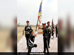 Army Chief Presents 'President's Standards' To 4 Armoured Regiments Army Chief Presents 'President's Standards' To 4 Armoured Regiments