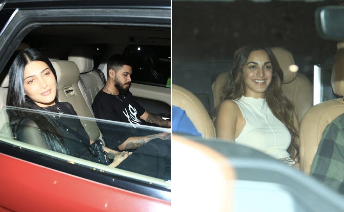 At <i>Mrs Chatterjee Vs Norway</i> Screening, Kiara Advani, Shruti Haasan-Santanu Hazarika And Others