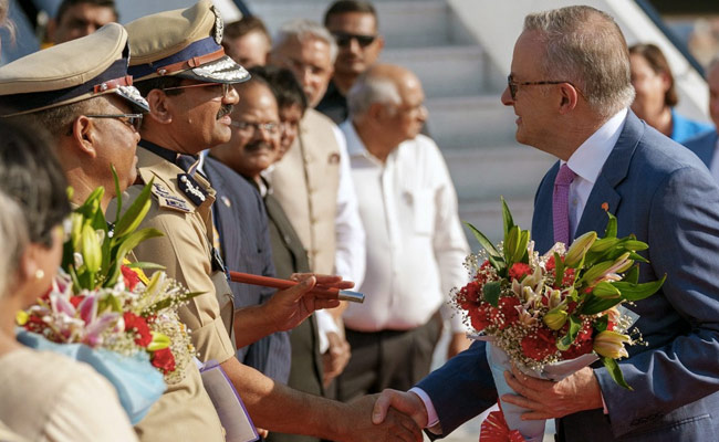 Australian Prime Minister Arrives In India With 25 Business Leaders
