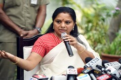 KCR's Daughter Called For Questioning Again KCR's Daughter Called For Questioning Again
