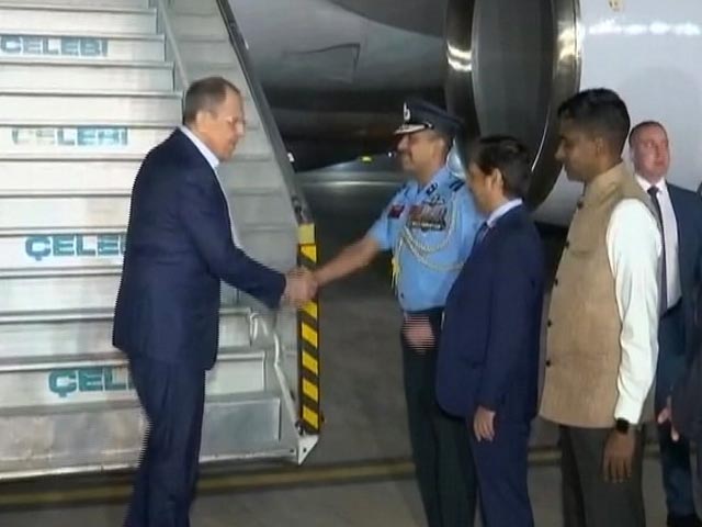Russian Foreign Minister Sergey Lavrov Lands In India To Attend G20 Meet