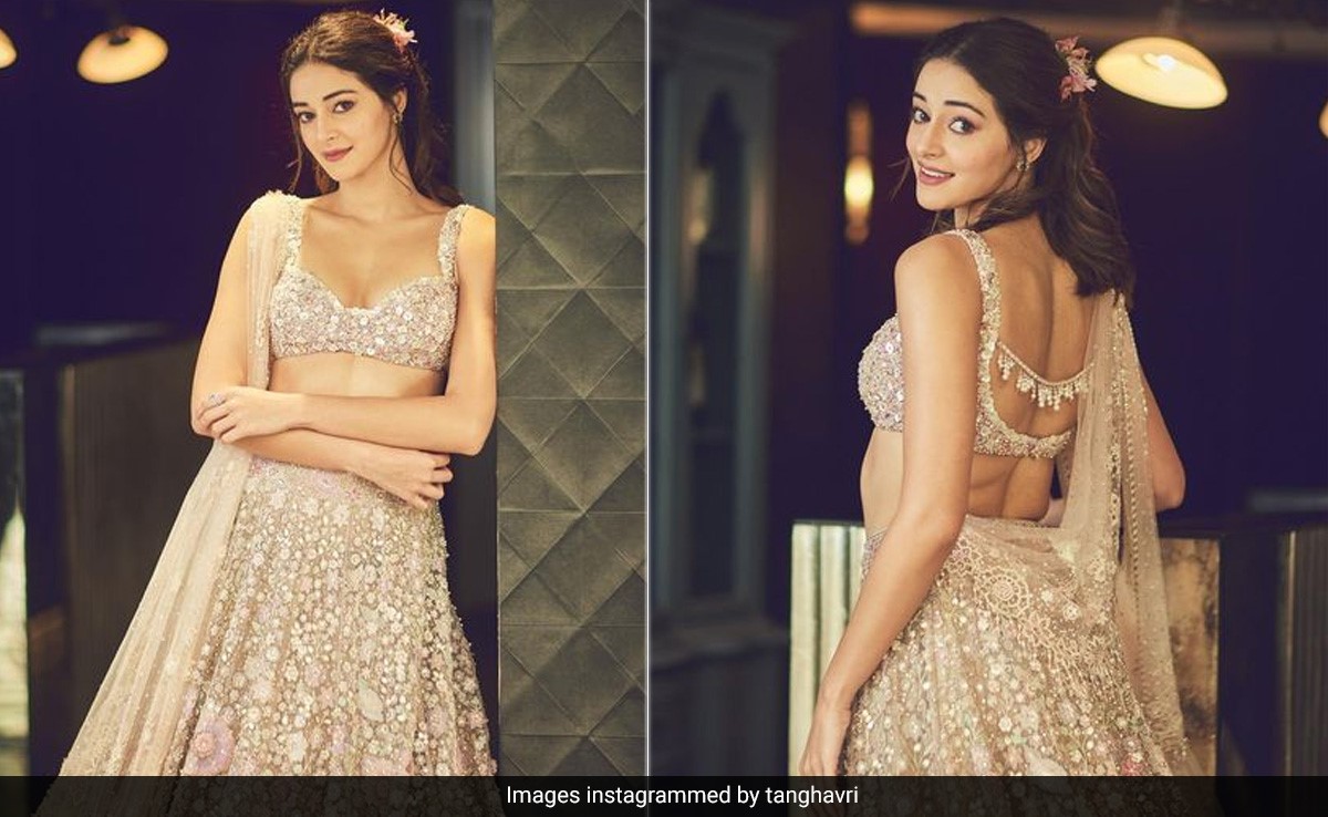 Ananya Panday's Floral <i>Lehenga</i> Is Straight Out Of A Fairytale