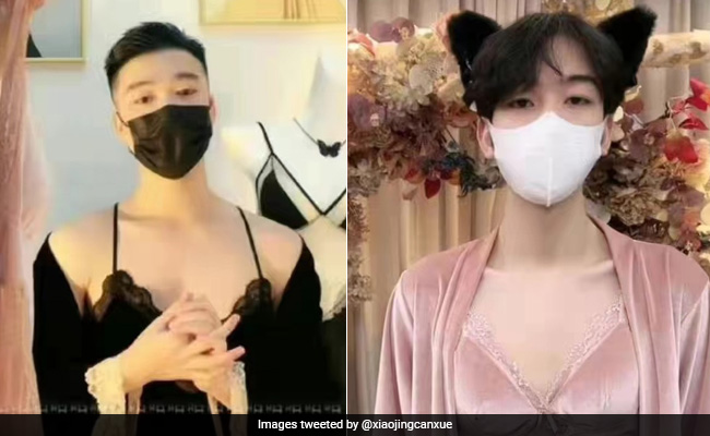 China Banned Woman From Modelling Lingerie, So Men Are Doing This