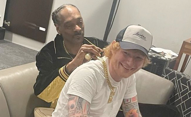 Snoop Dogg Gifts Ed Sheeran And Russell Crowe Gold Chains Worth Rs 7.8 Lakh
