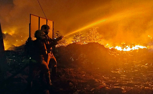 Watch: Massive Fire Breaks Out At Kerala Waste Plant, Rescue Ops On
