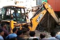 Illegal Structures Demolished During Anti-encroachment Drive In Bihar's Nalanda Illegal Structures Demolished During Anti-encroachment Drive In Bihar's Nalanda