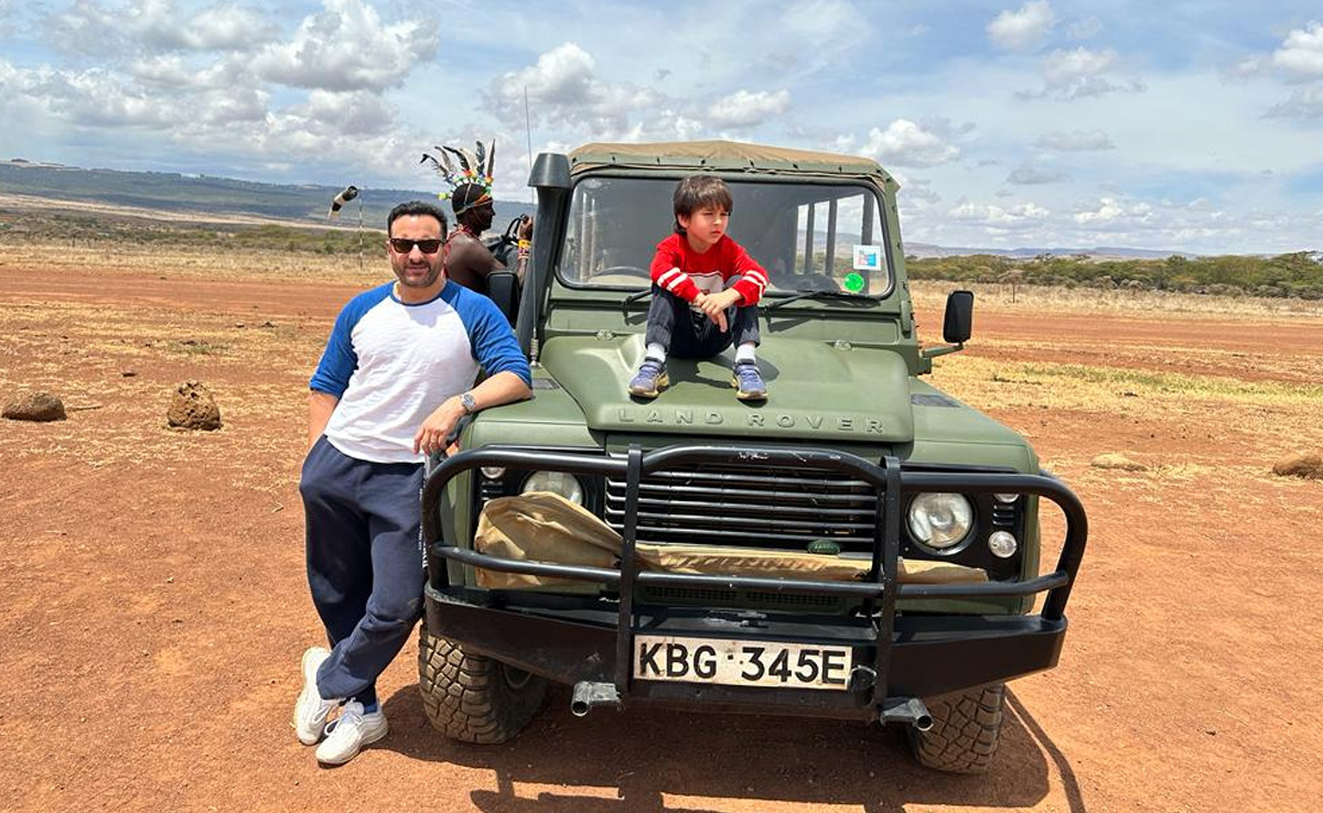 New Day, New Pics From The Pataudi Family Holiday In Africa, Featuring Saif Ali Khan And Taimur