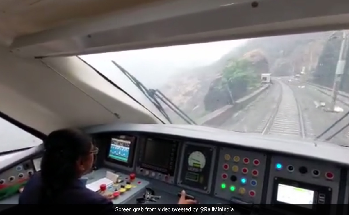 Watch: Surekha Yadav, Asia's First Woman Loco Pilot, Operates Vande Bharat Express