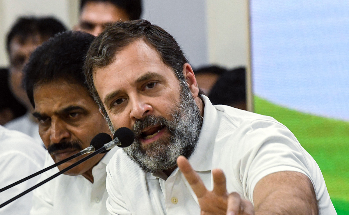 Puducherry Congress To Hold Fast Tomorrow Over Rahul Gandhi Row