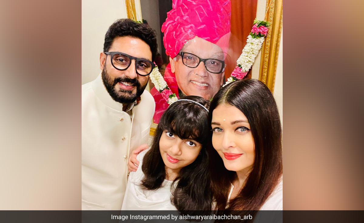 Aishwarya Rai And Abhishek Bachchan Remember Actress' Father Krishnaraj Rai On His Death Anniversary