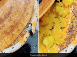 ऑनलाइन मंगाया मसाला डोसा, रेस्तरां ने अलग-अलग भेजा Dosa और भरवां आलू, फिर शख्स ने जो किया, लोग बोले- What an idea Sirji... ऑनलाइन मंगाया मसाला डोसा, रेस्तरां ने अलग-अलग भेजा Dosa और भरवां आलू, फिर शख्स ने जो किया, लोग बोले- What an idea Sirji...