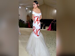 US Congresswoman Alexandria Ocasio-Cortez Under Investigation For "Tax The Rich" Met Gala Dress US Congresswoman Alexandria Ocasio-Cortez Under Investigation For "Tax The Rich" Met Gala Dress
