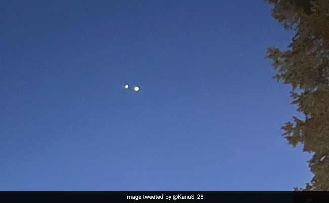 Stargazers Witness Rare Conjunction Of Venus And Jupiter As They Shine Together