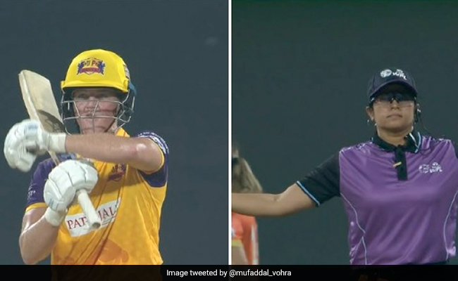 अंपायर ने नहीं दिया वाइड, UP वॉरियर्स की ग्रेस हैरिस ने DRS लेकर पलट दिया मैच, आखिरी 6 गेंद में मचाया कोहराम