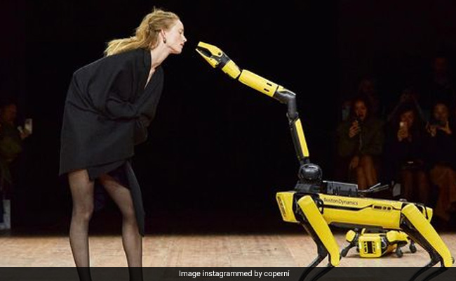Watch: Robots And Models Share Stage At Fashion Show In Paris