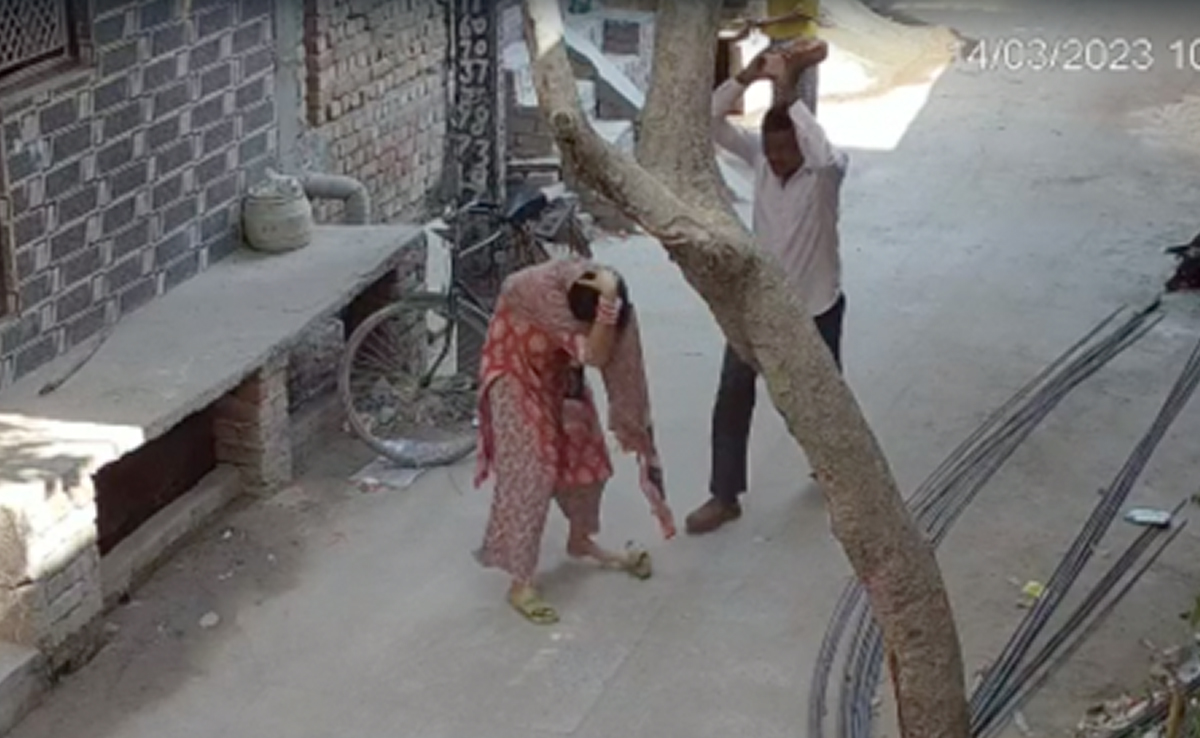 On Camera, Delhi Man Hits Daughter-In-Law With Brick. She Wanted To Work