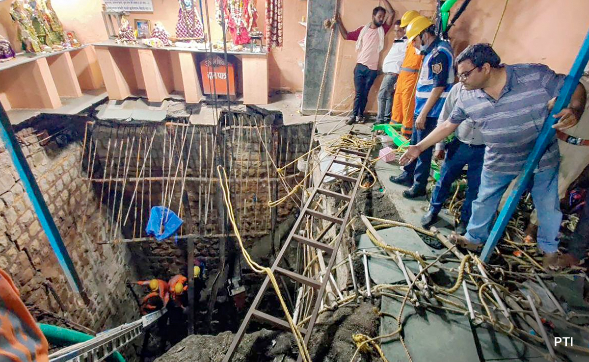Madhya Pradesh Chief Minister Orders Probe In Indore Temple Floor Collapse