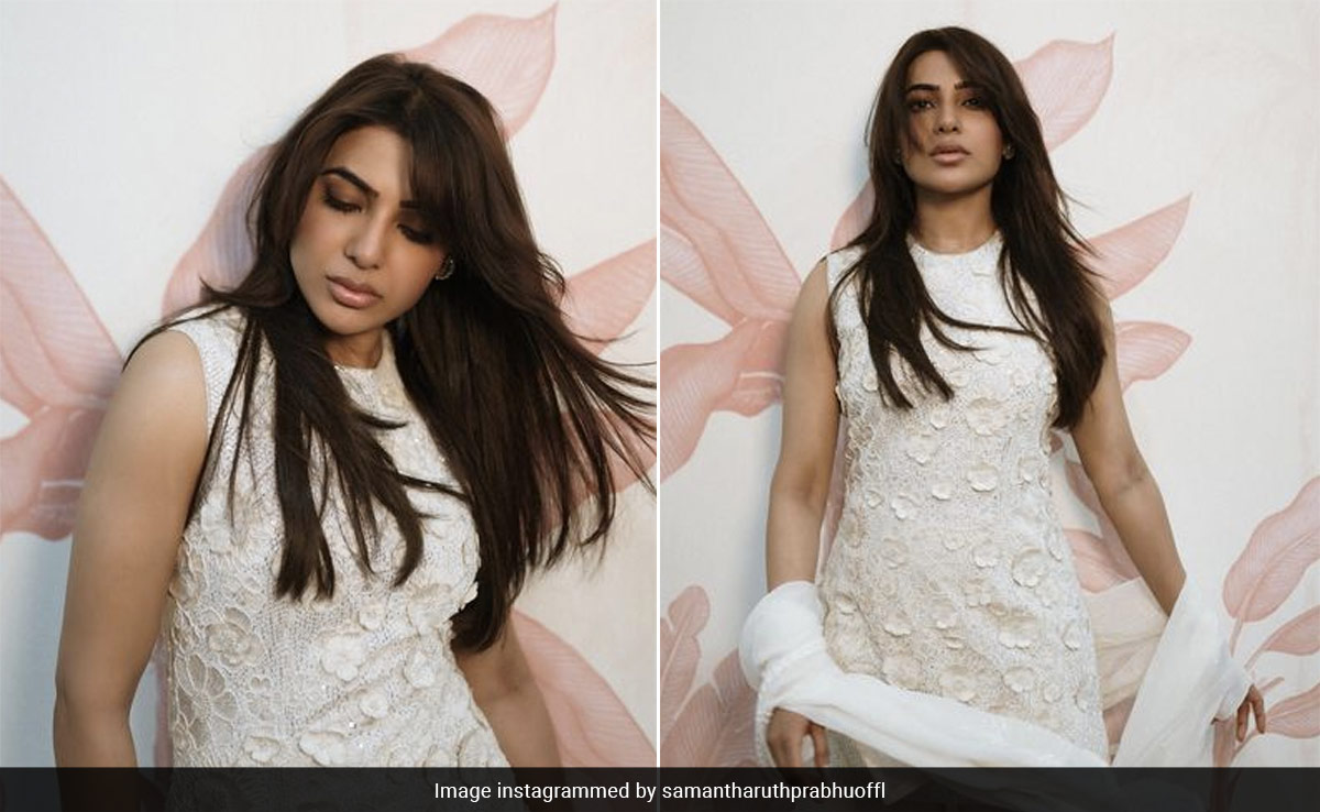 Samantha Ruth Prabhu Exemplifies Ethnic Grace In A Purely Gorgeous Floral <i>Sharara</i> Suit
