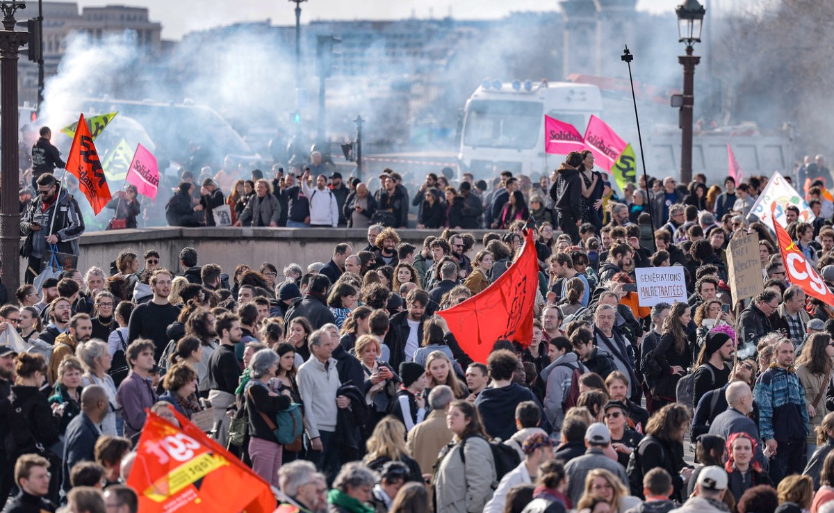 "Being Cheated": Protest Intensifies As France Pushes Through Pension Reform Without Vote