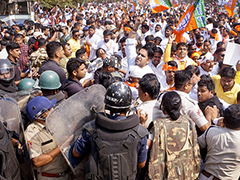 Several Injured In Police-BJP Clash In Odisha, Over 100 Detained