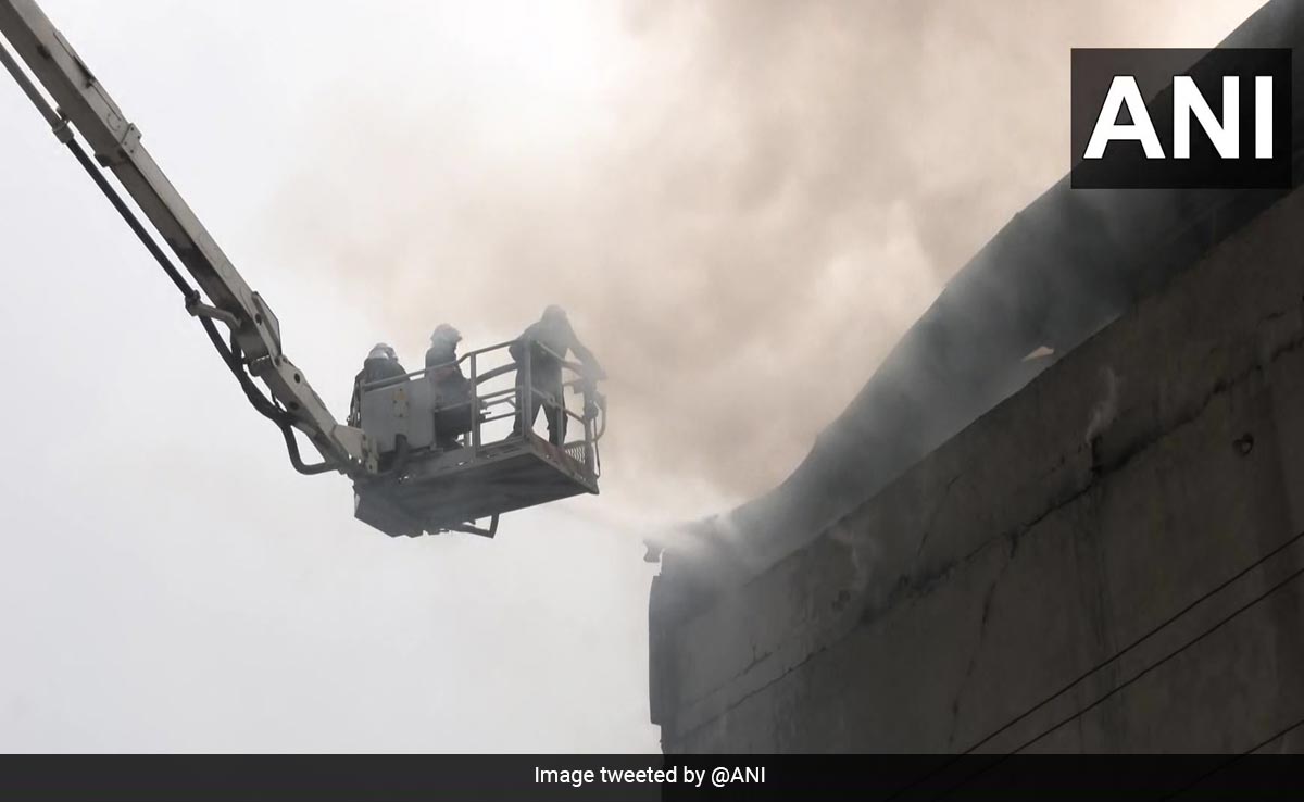 Fire In Delhi's Wazirpur Industrial Area, No Causalities Reported