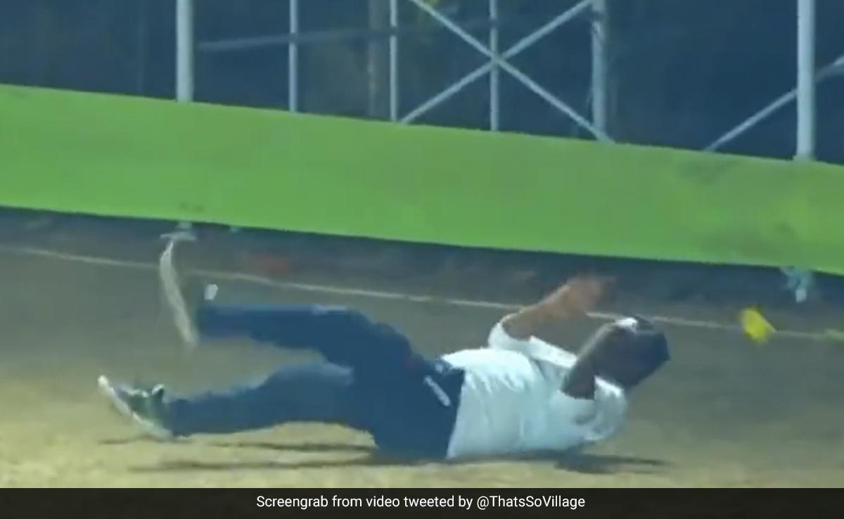 Watch: Fielder Fails To Stop Ball On Cricket Ground, Internet In Splits