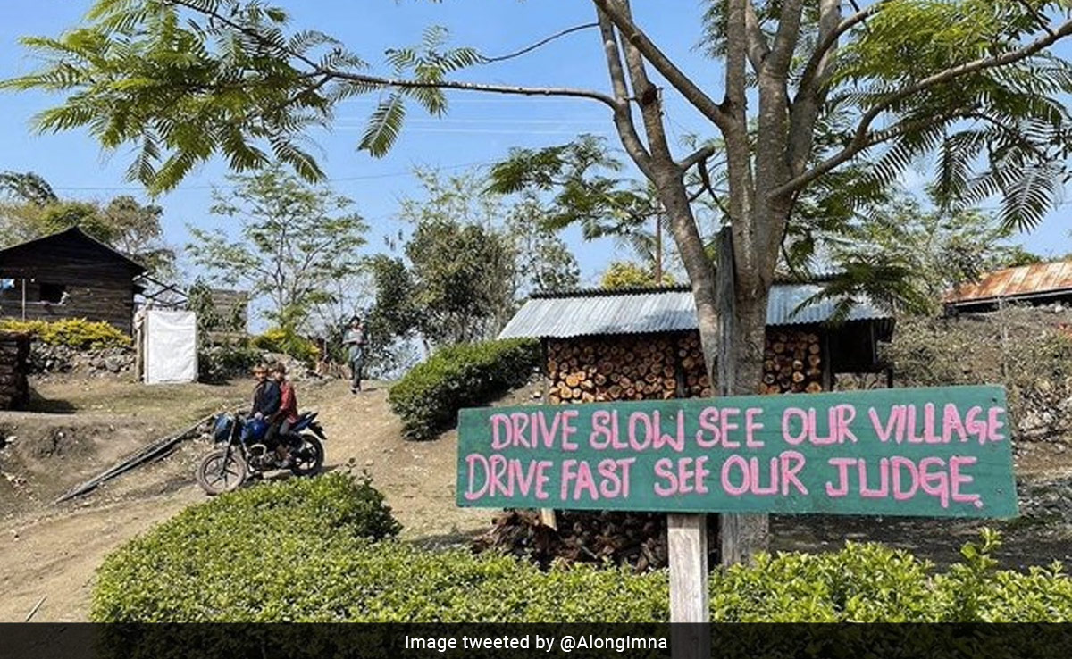 Nagaland Minister Temjen Imna Along Shares Message On Road Safety, Says "Amazed By Creativity"