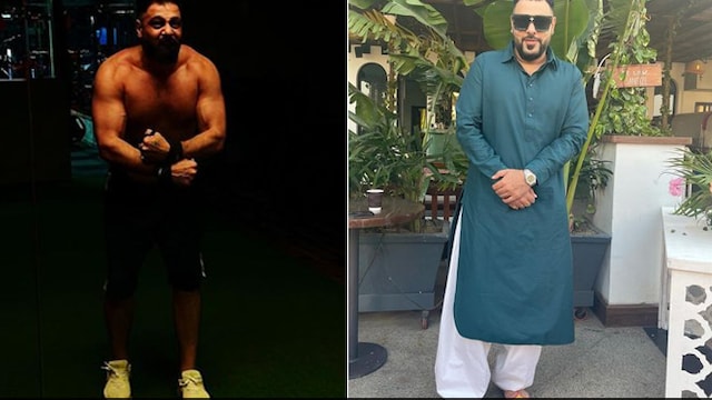 Rapper Badshah shows his astonishing body transformation