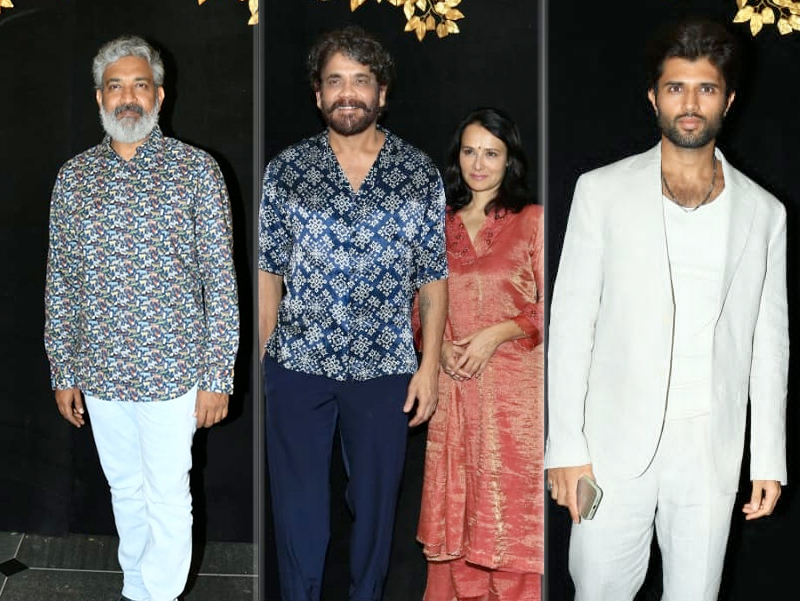 In Pics: Nagarjuna, Vijay Deverakonda, SS Rajamouli And Others Attend Ram Charan's Birthday Bash