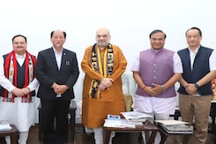 Key BJP Meet At Amit Shah's Home To Form Government In 3 Northeast States Key BJP Meet At Amit Shah's Home To Form Government In 3 Northeast States