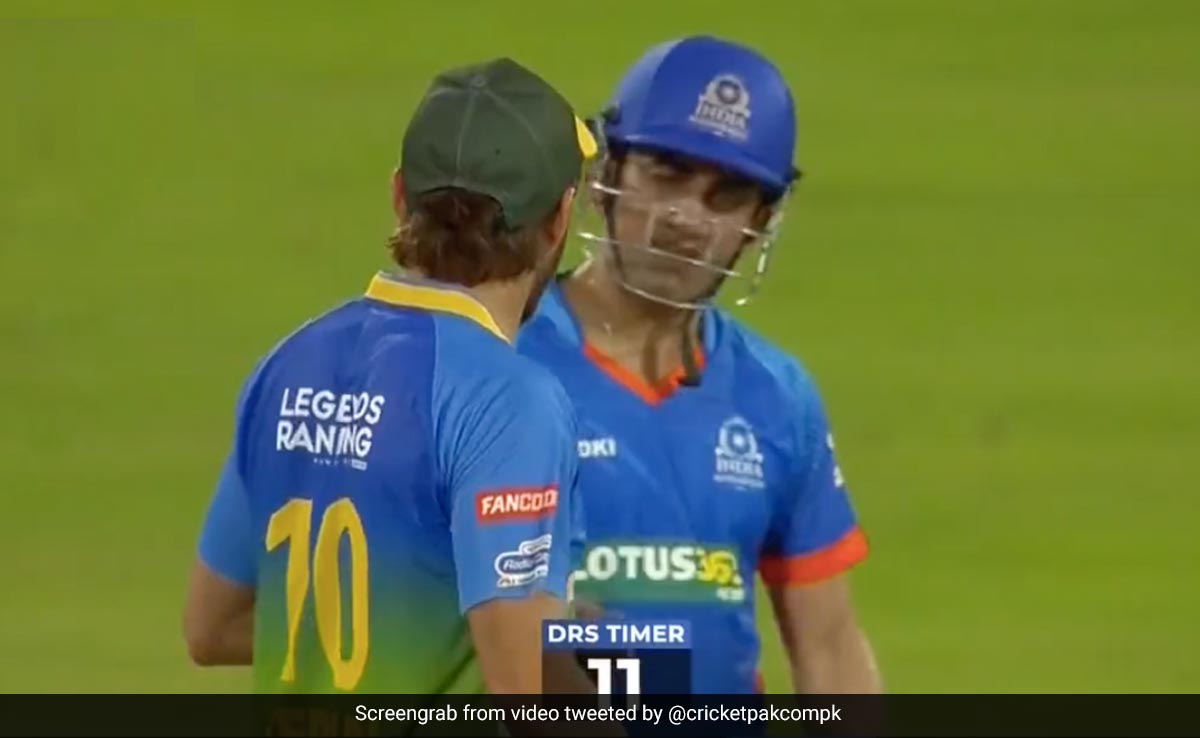 Watch: Gautam Gambhir Gets Hit On Helmet, Shahid Afridi's Gesture Wins Hearts
