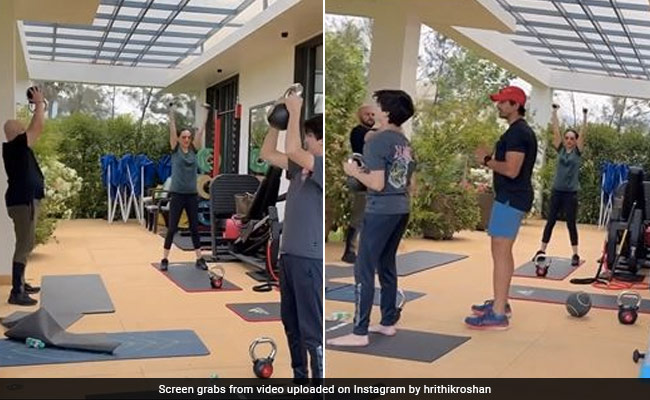 Holi 2023: Hrithik Roshan, Ex-Wife Susanne Khan And Gang Ditched "<i>Rang</i>" For... A Workout