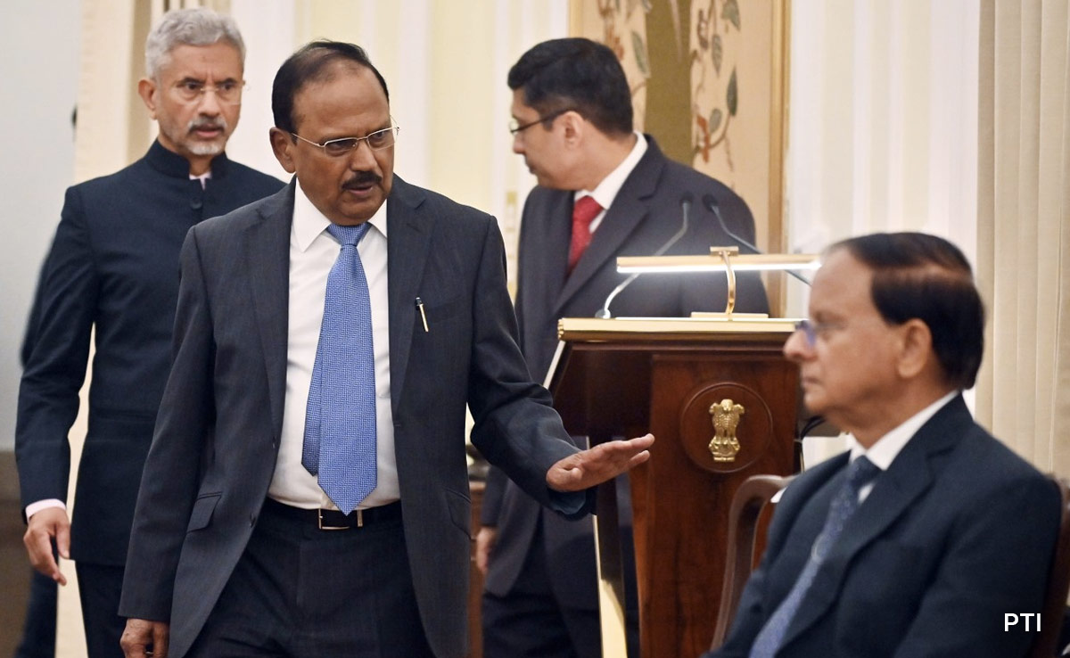 Ajit Doval's "Double Standards" Jab Over Terrorists. China Present At Meet