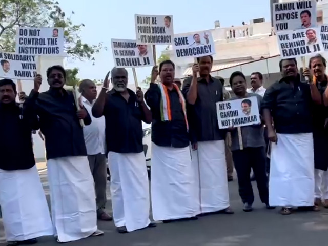 Tamil Nadu Congress MLAs Attend Assembly In Black