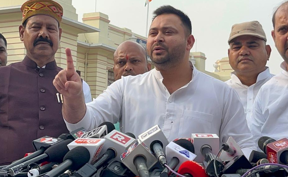 "Is This A Dictatorship?": Tejashwi Yadav Fumes At BJP's 'Arrest' Remark