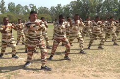 Commandos Guarding China Border Train In Unarmed Combat Commandos Guarding China Border Train In Unarmed Combat