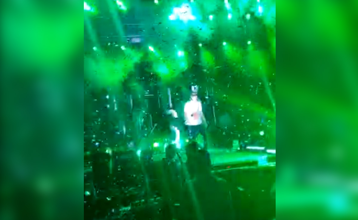 On Camera, Rapper MC Stan's Concert Stopped By Karni Sena At Indore Hotel
