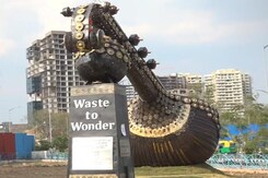 Madhya Pradesh Artists Make 28-Feet Long 'Rudra Veena' Out Of Scrap Material Madhya Pradesh Artists Make 28-Feet Long 'Rudra Veena' Out Of Scrap Material