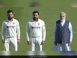 Watch: PM Modi Sings National Anthem With Rohit Sharma, Virat Kohli; Gets Stadium Buzzing Watch: PM Modi Sings National Anthem With Rohit Sharma, Virat Kohli; Gets Stadium Buzzing