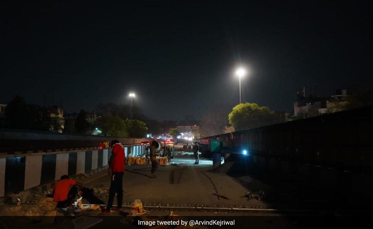 Chirag Delhi Flyover Repair Work Going On Even At Night: Arvind Kejriwal
