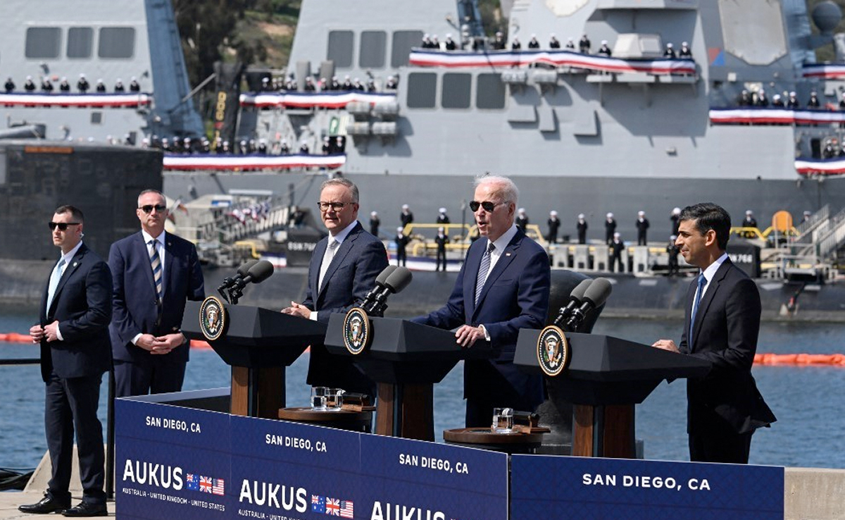 Ambitious Submarine Plan For Australia Announced, Biden, Sunak Present