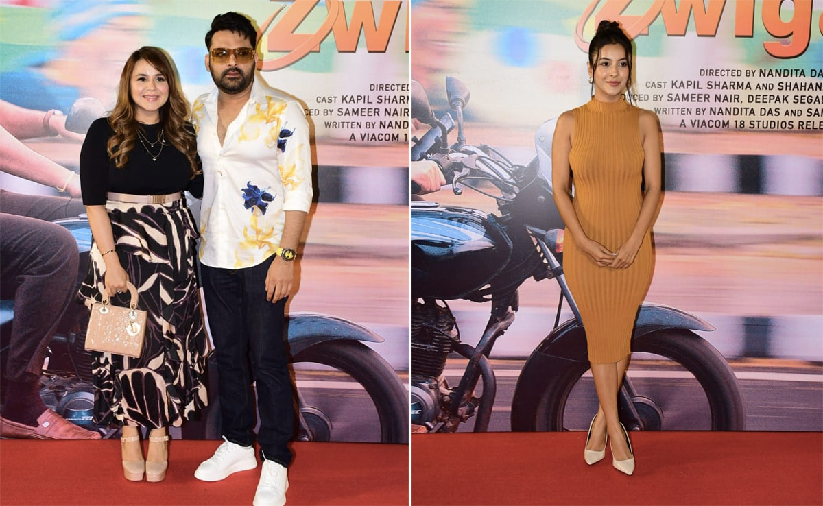 Pics: Kapil Sharma-Ginni Chatrath, Shehnaaz Gill And Others At <i>Zwigato</i> Screening