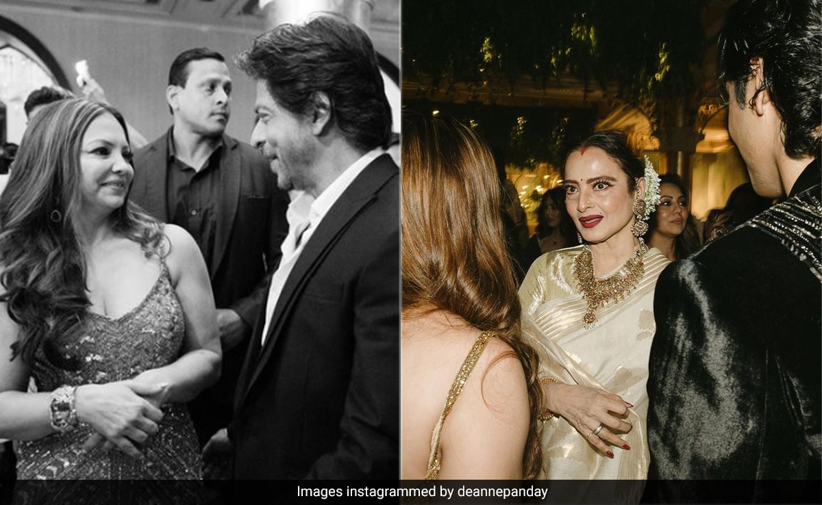 Shah Rukh Khan, Rekha And Others In New Pics From Alanna Panday And Ivor McCray's Wedding