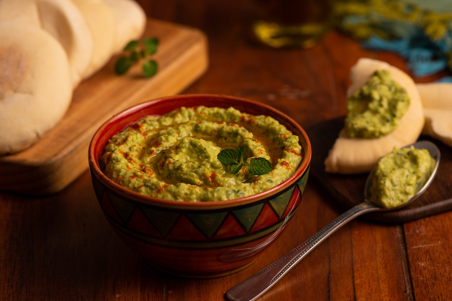 Green Pea & Mint Hummus Recipe NDTV Food