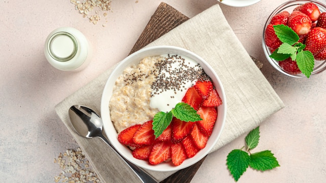 Adding flaxseeds, walnuts, or chia seeds to yogurt enhances omega-3 absorption